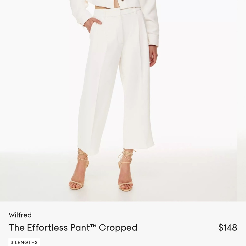 Aritiza Effortless Cropped Pants